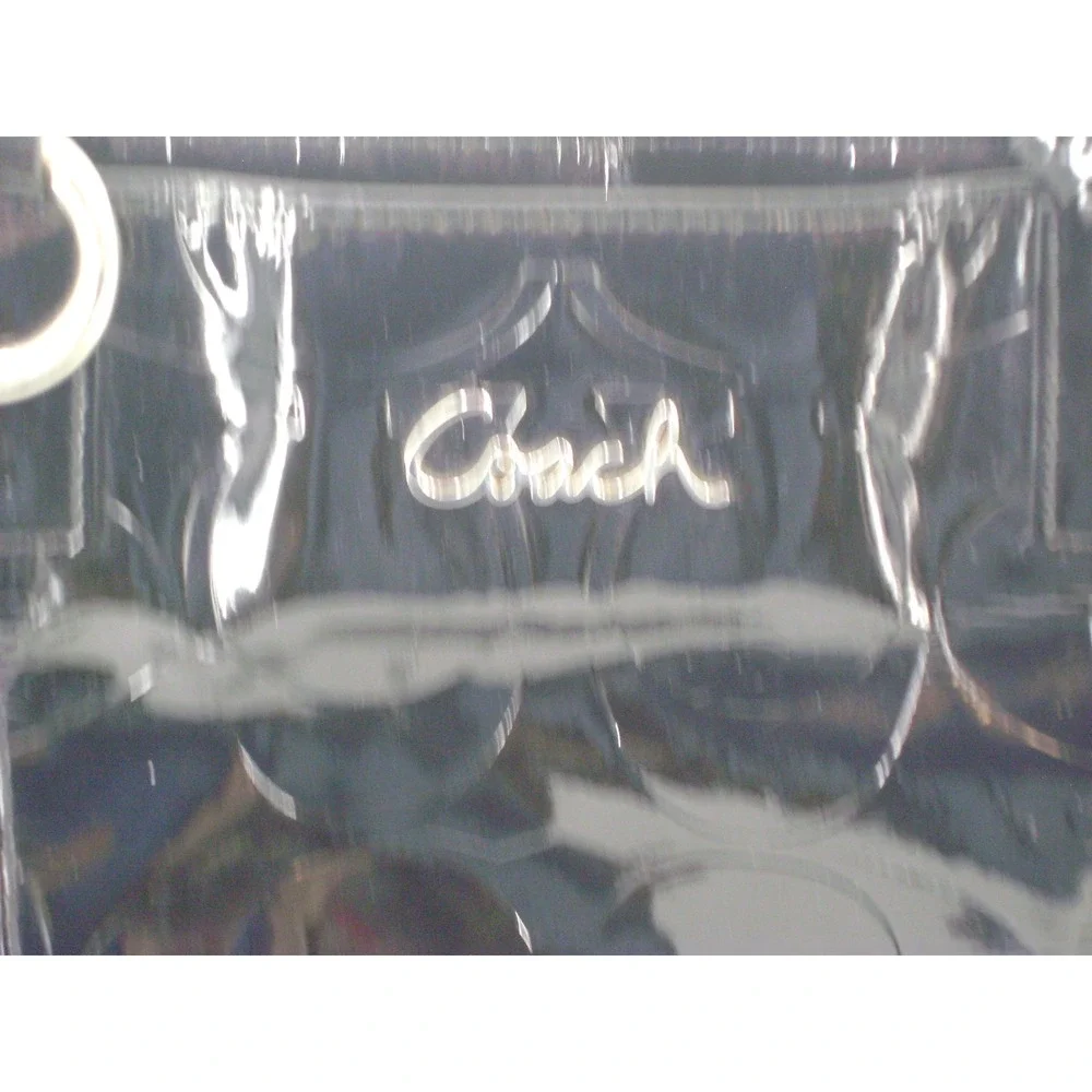 Coach Chelsea Heritage Black Embossed Patent Leather Tote Bag‎ F17728